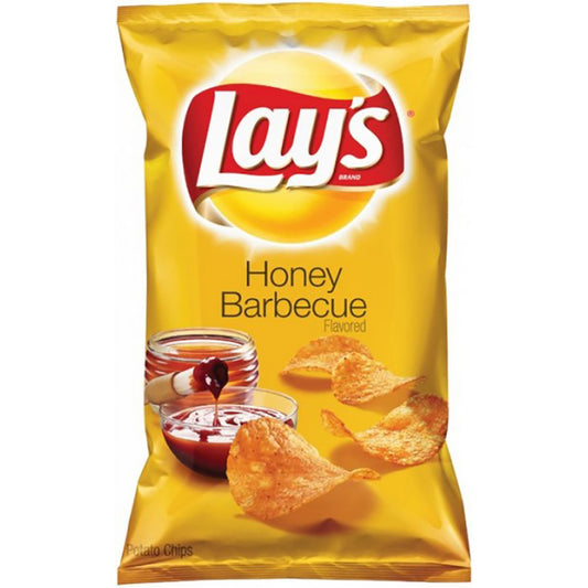 lay's honey barbecue - large bag