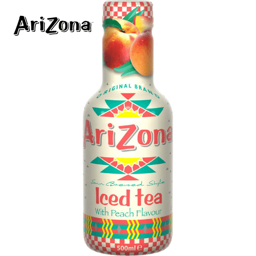 arizona peach iced tea