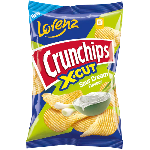 lorenz crunchips x-cut sour cream