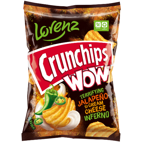 lorenz crunchips wow jalapeno and cream cheese