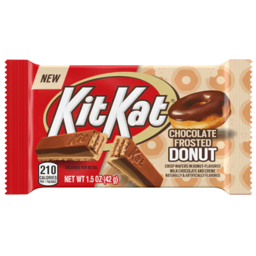 kit kat chocolate frosted donut