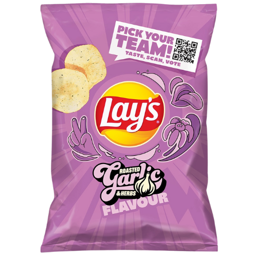 lay's roasted garlic and herbs