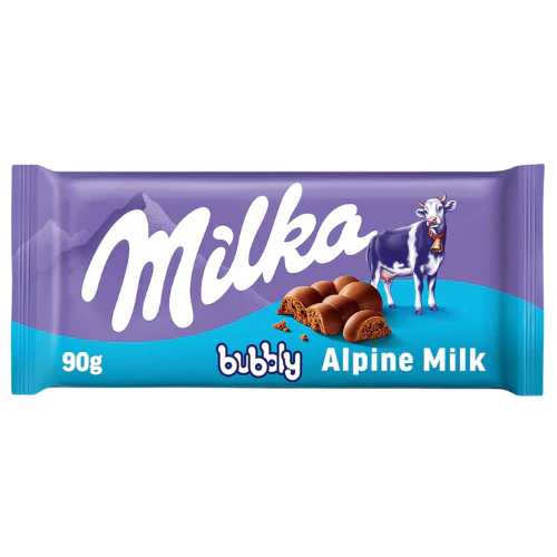 milka bubbly milk