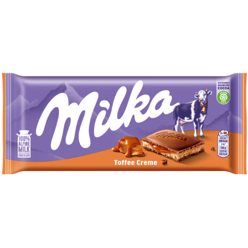 milka toffee cream