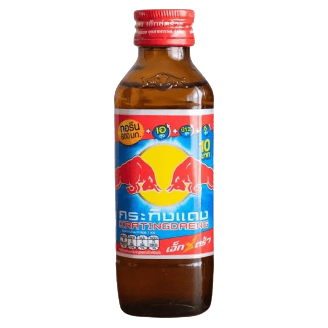 red bull kratingdaeng energy drink - red cap